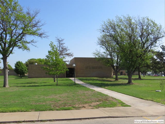 Rear Entrance of Biggs Bldg