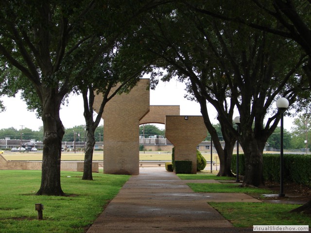 Sidewalk from College Drive